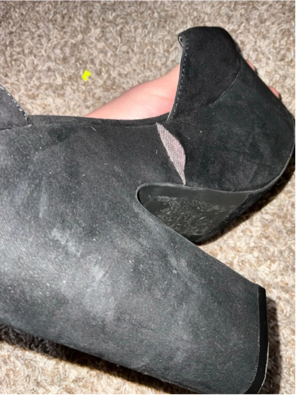 Women's Torrid Black Suede Platform Heels Size 10
